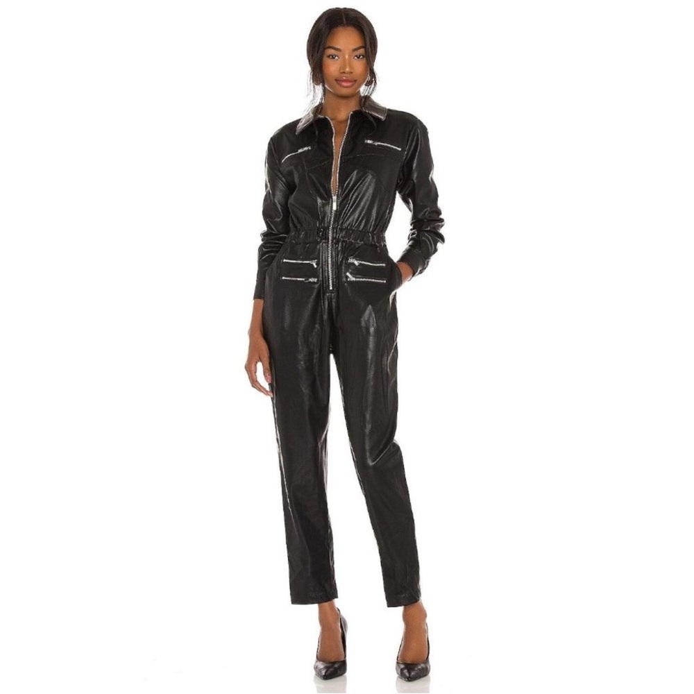 WeWoreWhat Black Zippered Jumpsuit - Picture 2 of 3